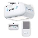 Workhorse BU100 Overhead Garage Door Opener with Heavy-Duty Chain Drive for Single or Double Doors, Wall Mount, and Remote Garage Opener Included, Quick and Easy Installation, White