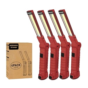 working light portable rechargeable work lights with magnetic base hanging hook360 rotate 5 modescob led 800 lumens foldable inspection light for car repair grill and outdoor use4pack