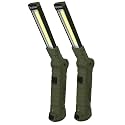 Working Light Portable, Rechargeable Work Lights with Magnetic Base Hanging Hook,360° Rotate 5 Modes,COB LED 700 Lumens Foldable Inspection Light for Car Repair, Grill and Outdoor Use(2pack)