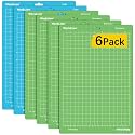 Worklion Cutting Mat Compatible With Cricut Joy Xtra: 8.5"x12", 6 pack (4 Standard Adhesive&amp; 2 Light Adhesive) - Machine Accessories