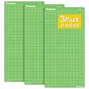 WORKLION Cutting Mat Standard Compatible With Explore One/Air/Air 2/Maker Standard Adhesive Sticky Non-Slip Durable PVC Grid Mat Cutting Board - Cutting Mat 12x24(Green)