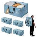 WORKPRO 4 Pack Extra Large Moving Bags with Backpack Straps &amp; Handles