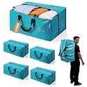 WORKPRO 4 Pack Extra Large Moving Bags with Backpack Straps &amp; Handles