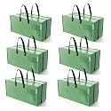 WORKPRO 6 Pack Extra Large Moving Bags with Backpack Straps &amp; Handles