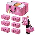 WORKPRO 6 Pack Extra Large Moving Bags with Backpack Straps &amp; Handles