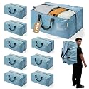 WORKPRO 8 Pack Extra Large Moving Bags with Backpack Straps &amp; Handles
