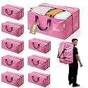 WORKPRO 8 Pack Extra Large Moving Bags with Backpack Straps &amp; Handles
