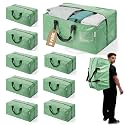 WORKPRO 8 Pack Extra Large Moving Bags with Backpack Straps &amp; Handles