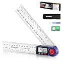 WORKPRO Digital Angle Finder, 7-Inch Stainless Steel Angle Finder Tool