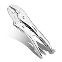 WORKPRO Locking Pliers, 7-inch Curved Jaw Vice Grips pliers