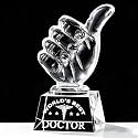 World's Best Doctor Gifts for Women Men Crystal Doctor Appreciation Plaque