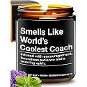 World's Coolest Coach Candle, Best Coach Gifts, Thoughtful Coaches Gifts, Thank You Coaches Presents for Men and Women, Ideal Best Coach Present, Appreciation Gift for Birthday, Christmas, Gift Ready