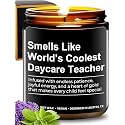 World's Coolest Daycare Teacher Gift Candle, Best Daycare Teacher Gifts from Student, Appreciation Gifts for Teachers, Ideal Best Teachers Presents for Women, Appreciation Gift for Birthday, Christmas