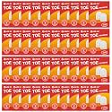 WORLD-BIO Toe Warmers Adhesive 10/20/30/40 Pairs - Long Lasting Safe Natural Odorless Air Activated Warmers Up to 8 Hours of Heat - Heated Insoles Toe Foot Warmers Keep Foot Warm in Chill Winter