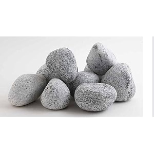 world of creation natural pebbles stones for gardening and landscaping purpose 30-50m grey 18