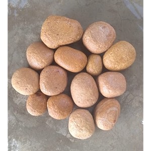 world of creation natural pebbles stones for gardening and landscaping purpose 30-50m yellow 200