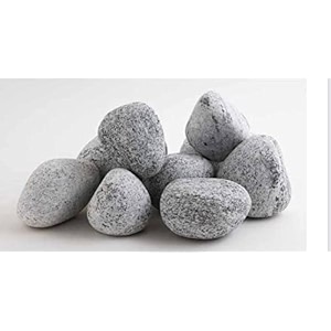 world of creation natural pebbles stones for gardening and landscaping purpose 30-50m grey 2000