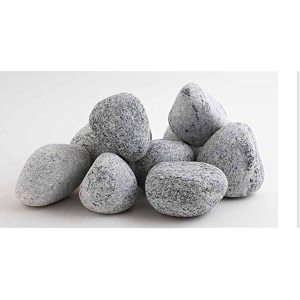 world of creation natural pebbles stones for gardening and landscaping purpose 30-50m grey 100