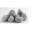 World of Creation Natural Pebbles Stones for Gardening and Landscaping Purpose (30-50m) (Grey, 18)