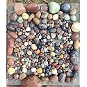 World of Creation Natural Pebbles Stones for Gardening and Landscaping Purpose (30-50m) (Mix, 5.00)