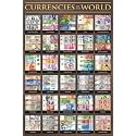 World Currency Poster Economics Posters for Classroom Decor For High School Middle School Cool Wall Art Print Poster 12x18
