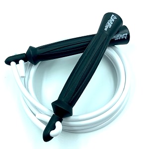 world heavy jump rope 7mm for men  exercise skipping rope  boxers jump rope for mma muay thai and intense cardio workouts white
