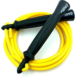 world heavy jump rope 7mm for men  exercise skipping rope  boxers jump rope for mma muay thai and intense cardio workouts yellow