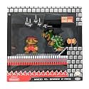 World of Nintendo 2.5" 8-Bit Classic Mario vs Bowser Action Figure 2-Pack