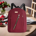 World Speed Small 20 L Backpack Casual Small Mini Travel Tuition Shoulder College Use Backpack For Women (Maroon)