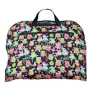 world traveler 40-inch hanging garment bag-multi owl