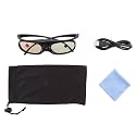Worldcare® 3D Glasses for Dlp-Link Projectors Active Shutter A. CER/Be. nq/Opt. oma Black