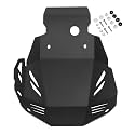 Worldmotop Engine Skid Plate Replacement for Kawasaki KLR650 KLR 650 2008-2023 Motorcycle Engine Protective Skid Plate Cover(Black)