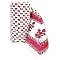 400 TC Pure Cotton Traditional Jaipuri Design Printed Light Weight Single Bed Quilt/Razai/Rajai - 85 x 55 Inches (Design 8)| TC - 200, Multicolor