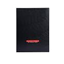 WorldOne A3 Size(Approx Double of A4- photocopy Page Size), (44.5 * 33 * 1.9 cm) PP Portfolio Display Book with 20 Bound Non-Detachable Top Loading Clear Binder Sleeves, Black, Colour, Set of 1
