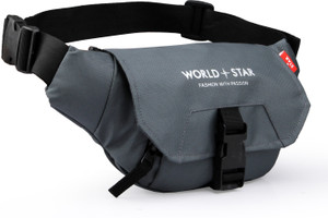 worldstar document money phone belt sport bag for men and women travel waist bag black waist bag for men womenstylish chestfanny pouchbelt sport bag hikingtrekking
