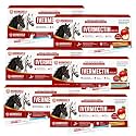 WormShield Ivermectin Horse Paste 1.87% | Apple Flavored – 6.08g Syringe for Equine Use Only Up to 1250 LB (6-Pack)