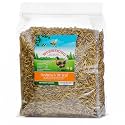 WORMSKING 5LB Dried Mealworms, Great Treat for Chicken, Duck, Birds, Reptile, Hamster,Hedgehog, Pigeon