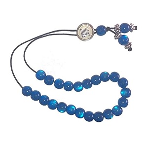 worry beads - classic - worry beads - classic - clear turquoise with greek flag amp greek map