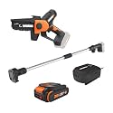 WORX Cordless Mini Chainsaw, 20V 5" Pole Saw/Pruning Saw, WG326.1