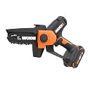 WORX Cordless Mini Chainsaw, 20V 5" Pruning Saw, WG326