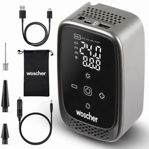woscher i23 4500mah 2in1 cordless tyre inflator 150 psi tyre air pump for car  bike