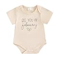 woshilaocai Baby Announcement Bodysuit Pregnancy Reveal for Family