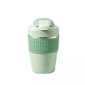 Wosta Travel Mug, Insulated Coffee Cup with Leakproof Lid,Vacuum Insulation Stainless Steel Reusable for Hot Cold Coffee, Non-Slip Protective Cover, (Mint Green, 480 Ml)