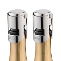 WOTOR Champagne Bottle Stoppers, Stainless Steel, 2 Pack (Silver)