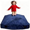 WOUDY Crash Mats for Kids Sensory, Sensory Pads for Autistic Children,Soft Foam Landing Zone, Soft, High-Density Foam Landing Zone Provides Safe Sensory, with Washable Cover