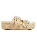 Woven Platform Sandals For Women Espadrilles Open