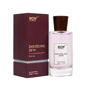 wow skin science eau de parfum darjeeling dew - fresh and zesty all day fragrance - long lasting amp unisex perfume 100ml