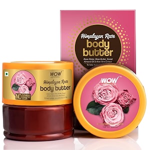 wow skin science himalayan rosebody butter - no parabens silicones mineral oil amp color - 200ml