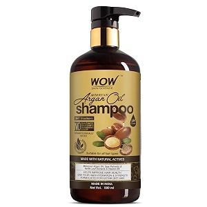 wow skin science moroccan argan oil shampoo 500 ml