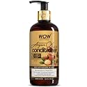 WOW Skin Science Moroccan Argan Oil Conditioner For Dry Hair/Frizz Free Hair- No Sulphates, Parabens, Silicones, Salt &amp; Colour, 300 ml
